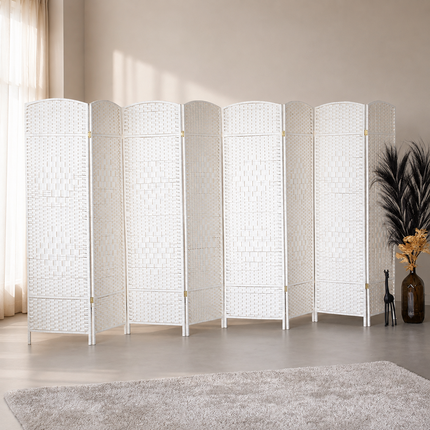 Kamerscherm Ilse wit 400cm