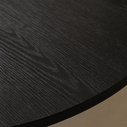 Eettafel Rato ovaal 160x100cm zwart MDF