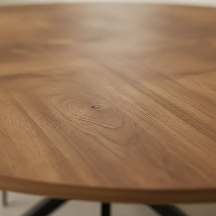 Eettafel Rato ovaal 160cm bruin MDF