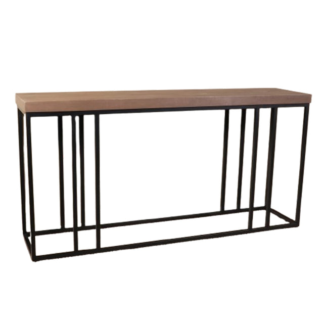 Bijzettafel 150cm mangohout Don walnoot