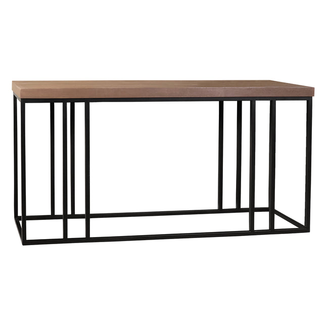 Bijzettafel 150cm mangohout Don walnoot