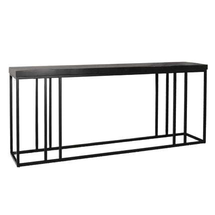 Bijzettafel 180cm mangohout Don zwart