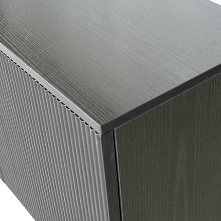 Dressoir melamine zwart 160cm Oscar