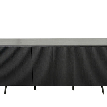 Dressoir melamine zwart 160cm Oscar