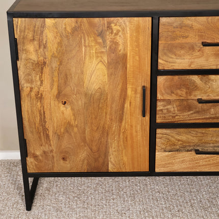 Dressoir mangohout 150cm bruin Daan