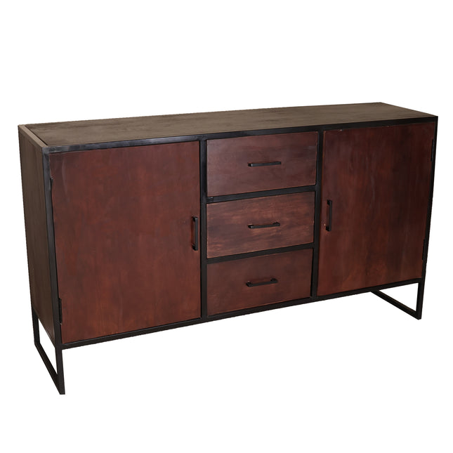 Dressoir mangohout 150cm bruin Daan