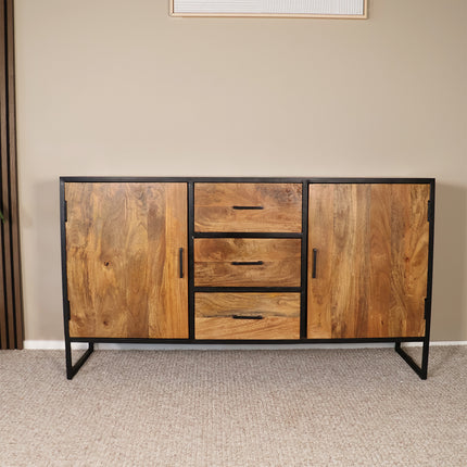 Dressoir mangohout 150cm bruin Daan