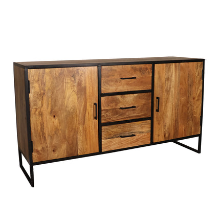 Dressoir mangohout 150cm bruin Daan