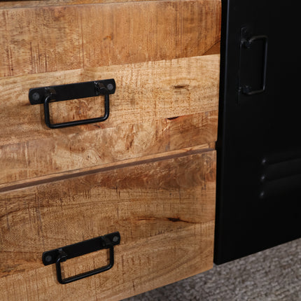 Dressoir mangohout 180cm bruin Jazzy