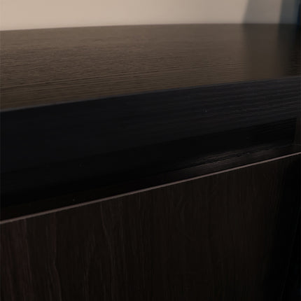 Dressoir melamine zwart 180cm Cassie