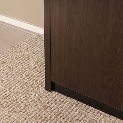 Dressoir melamine donker walnoot 180cm Cassie