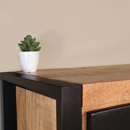 Dressoir mangohout 200cm bruin Jazzy