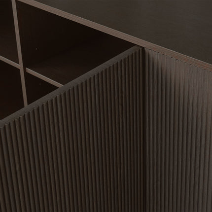 Dressoir melamine walnoot 160cm Oscar