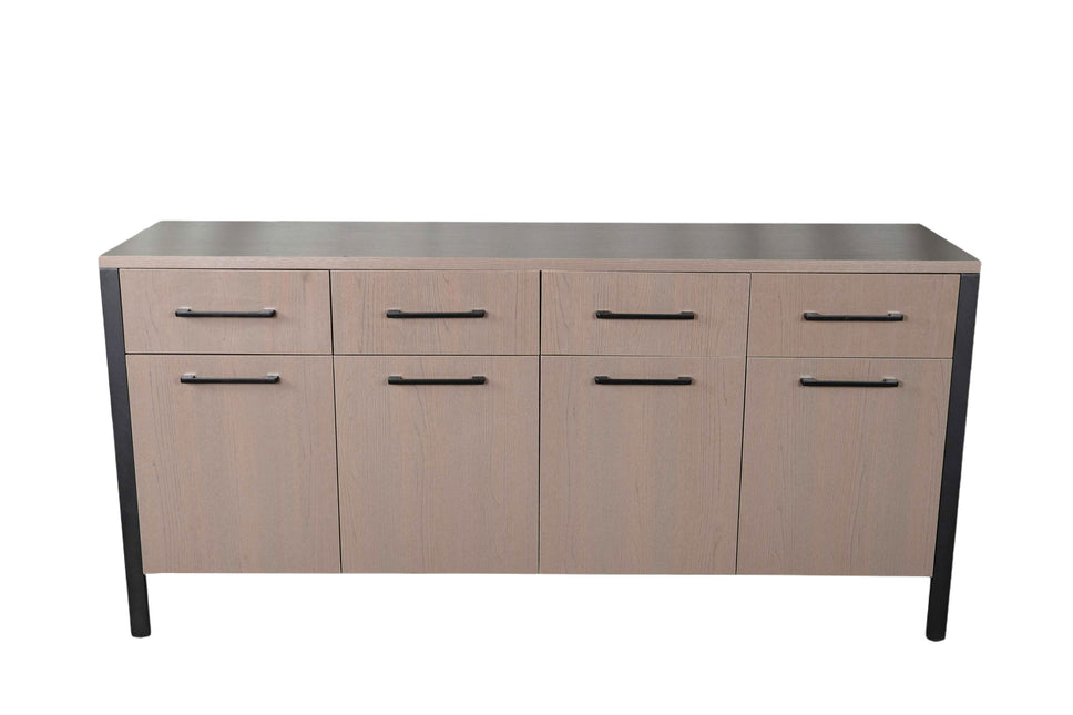 Dressoir melamine walnoot 180cm Alex