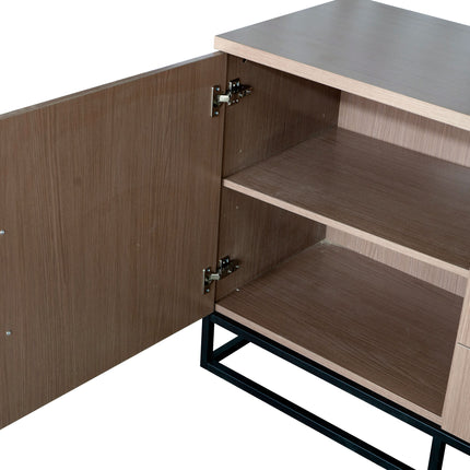 Dressoir melamine lichtbruin 180cm Hazel