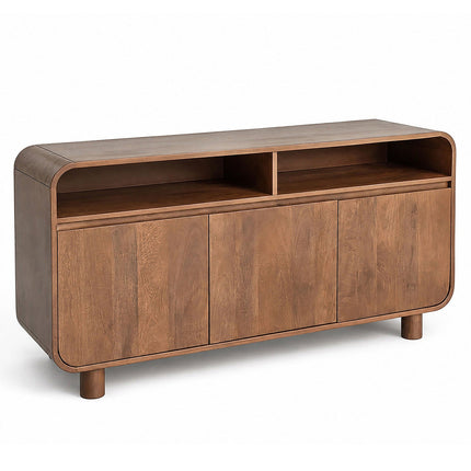 Dressoir Japandi walnoot mangohout 150cm Viggo