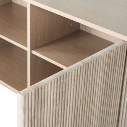 Dressoir melamine lichtbruin 160cm Oscar