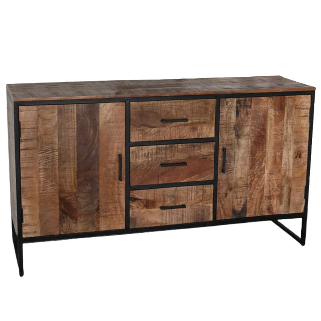 Dressoir mangohout 150cm bruin Daan