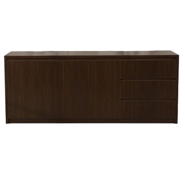 Dressoir melamine walnoot 200cm Cassie