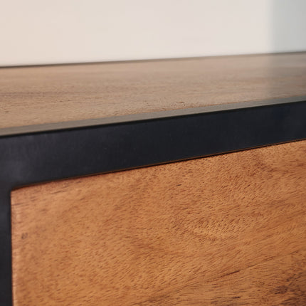 Dressoir visgraat mangohout 180cm bruin Cody