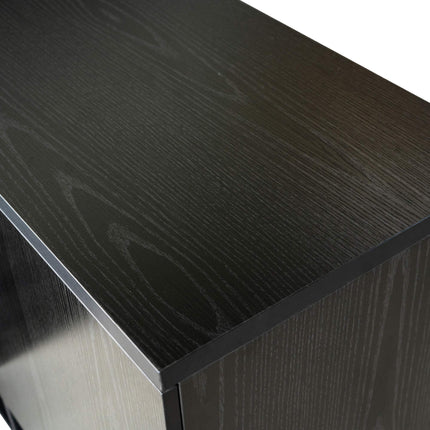 Dressoir melamine zwart 180cm Hazel