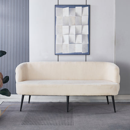 Eetkamerbank Quinn 180cm beige chenille