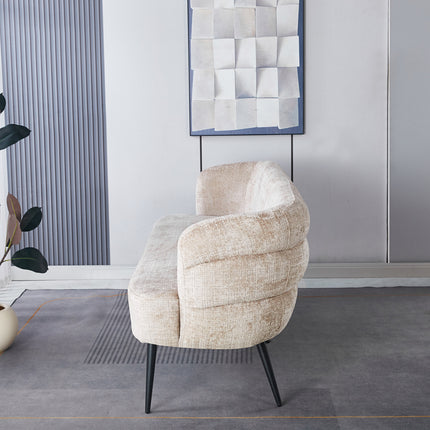 Eetkamerbank Quinn 180cm taupe chenille