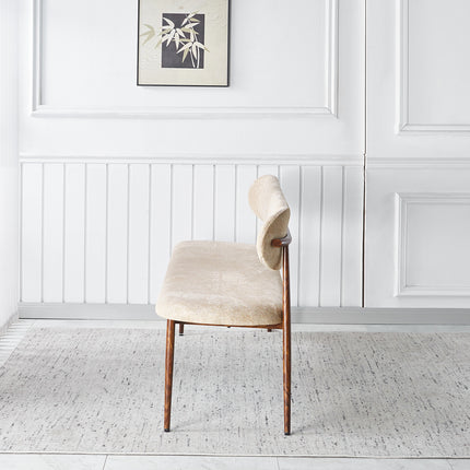 Eetkamerbank Japandi 180cm bruin Reika walnoot