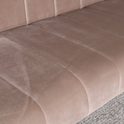 Eetkamerbank Sally 180cm champagne velvet