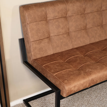 Eetkamerbank Vito 180cm bruin microvezel