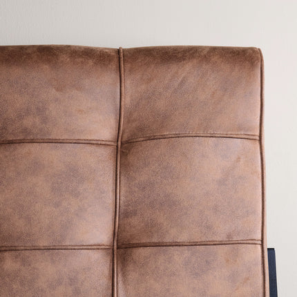 Eetkamerbank Vito 160cm bruin microvezel