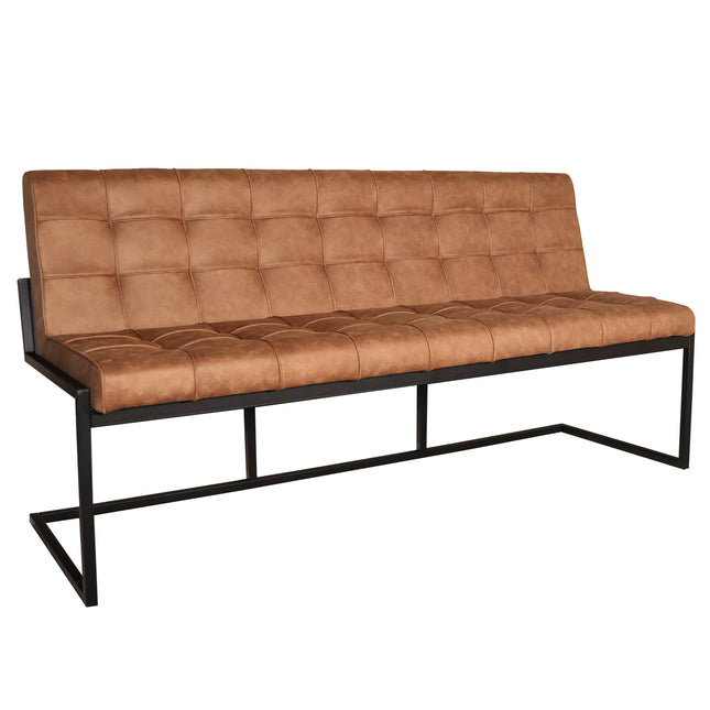 Eetkamerbank Vito 180cm bruin microvezel