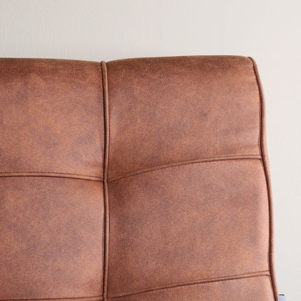 Eetkamerbank Vito 180cm cognac microvezel