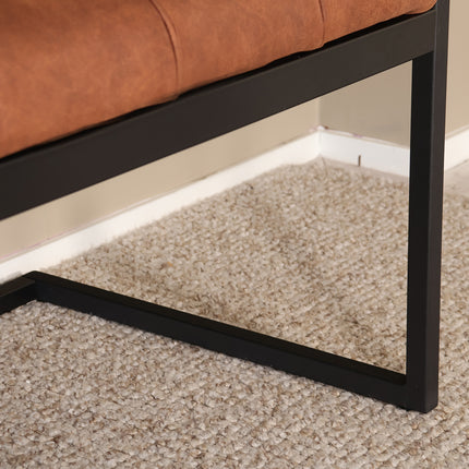 Eetkamerbank Vito 220cm cognac microvezel