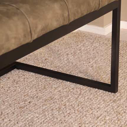 Eetkamerbank Vito 220cm donkergroen microvezel