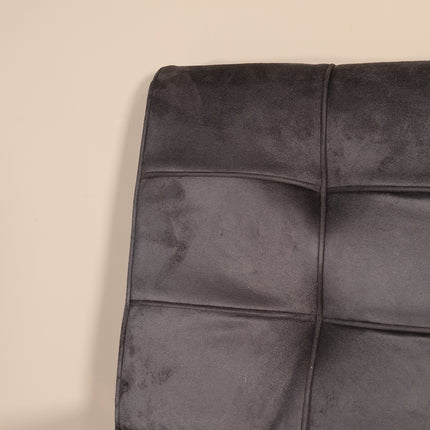 Eetkamerbank Vito 220cm zwart microvezel