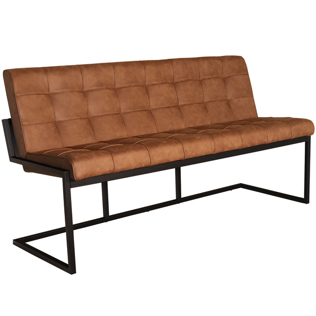 Eetkamerbank Vito 160cm bruin microvezel