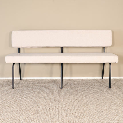 Eetkamerbank Wendy 160cm zand stof