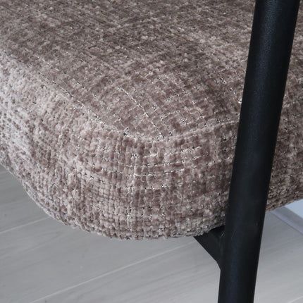Eetkamerbank Meggie 180cm taupe chenille