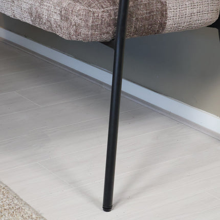 Eetkamerbank Meggie 180cm taupe chenille