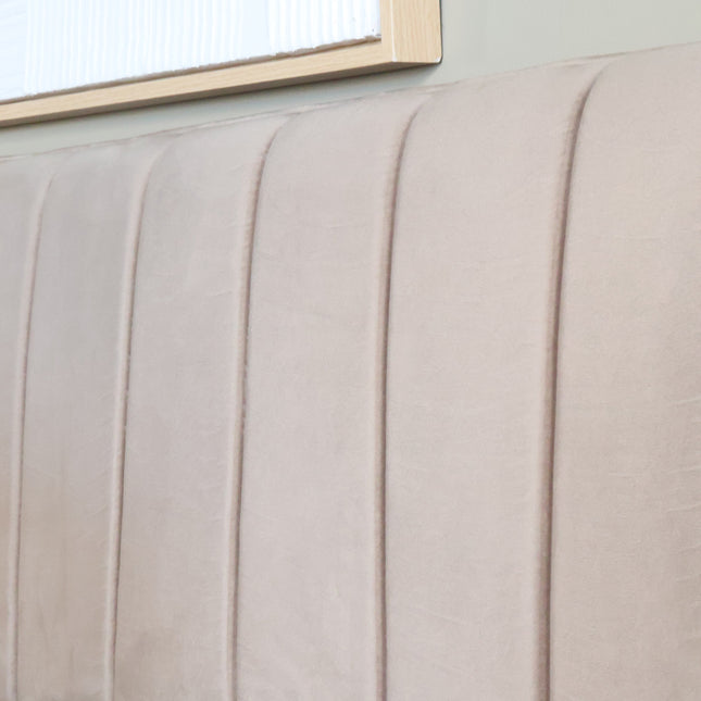 Eetkamerbank Sally 200cm champagne velvet