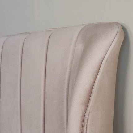 Eetkamerbank Sally 160cm champagne velvet