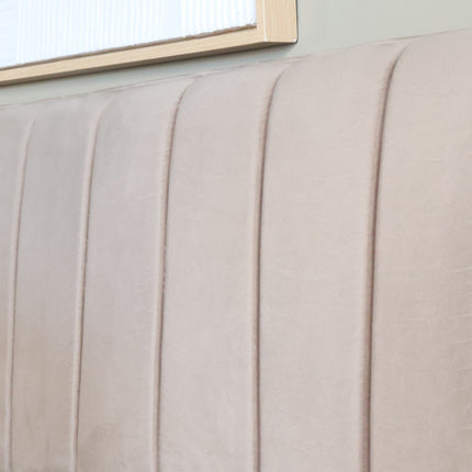 Eetkamerbank Sally 160cm champagne velvet