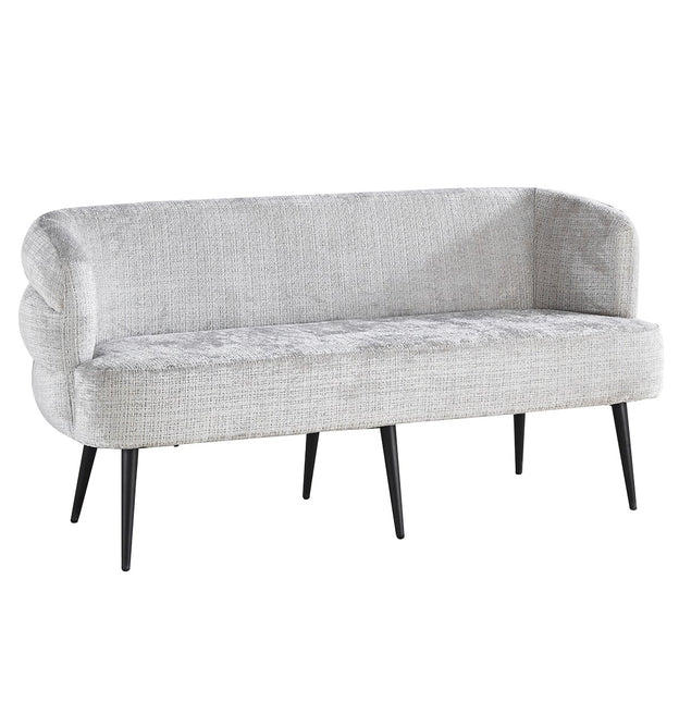 Eetkamerbank Quinn 160cm grijs chenille
