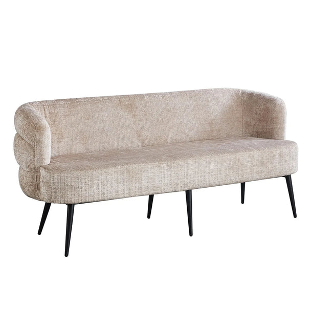 Eetkamerbank Quinn 180cm taupe chenille