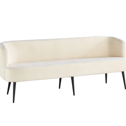 Eetkamerbank Quinn 200cm beige chenille