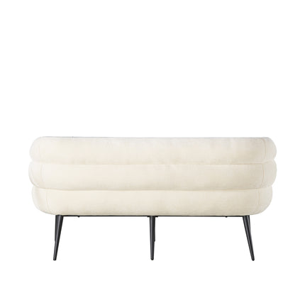 Eetkamerbank Quinn 160cm beige chenille