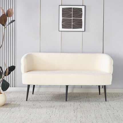 Eetkamerbank Quinn 160cm beige chenille