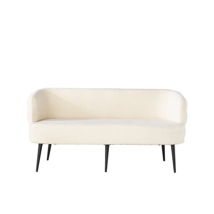 Eetkamerbank Quinn 160cm beige chenille