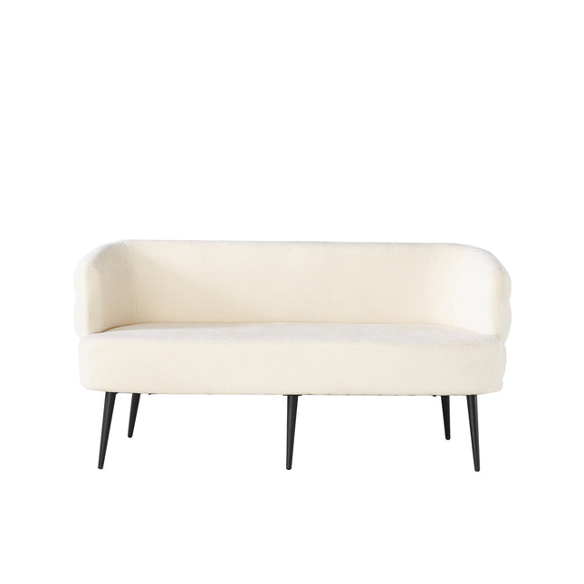 Eetkamerbank Quinn 160cm beige chenille